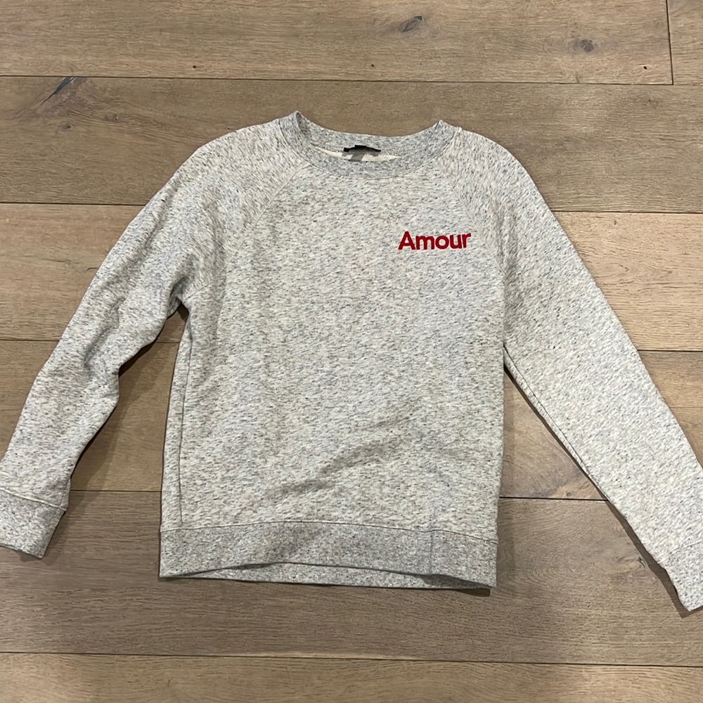 J crew Amour sweatshirt size small
